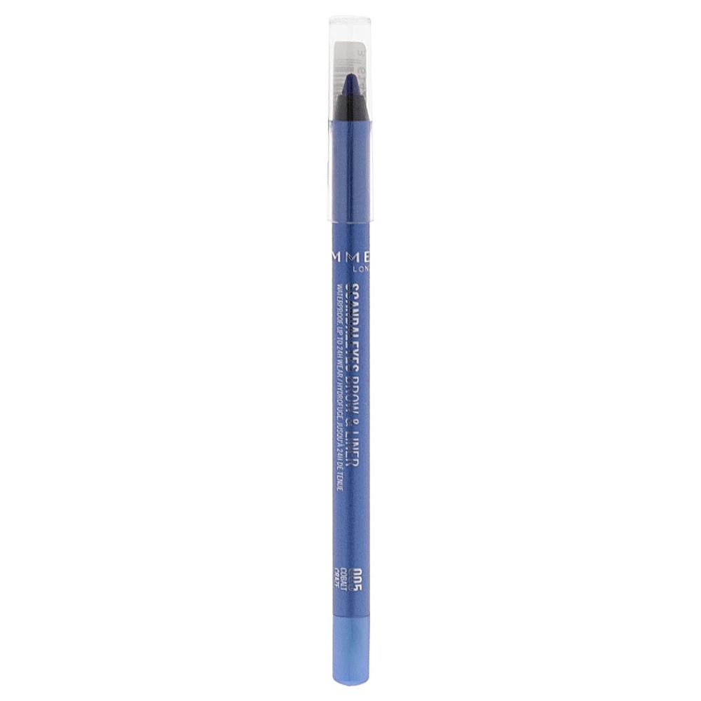 Rimmel Scandaleyes Waterproof Brow and Liner Kajal, 005 Cobalt Craze